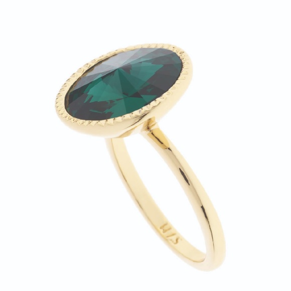 Ted Baker London Jewelry - Ted Baker Rada Emerald Rivoli Ring